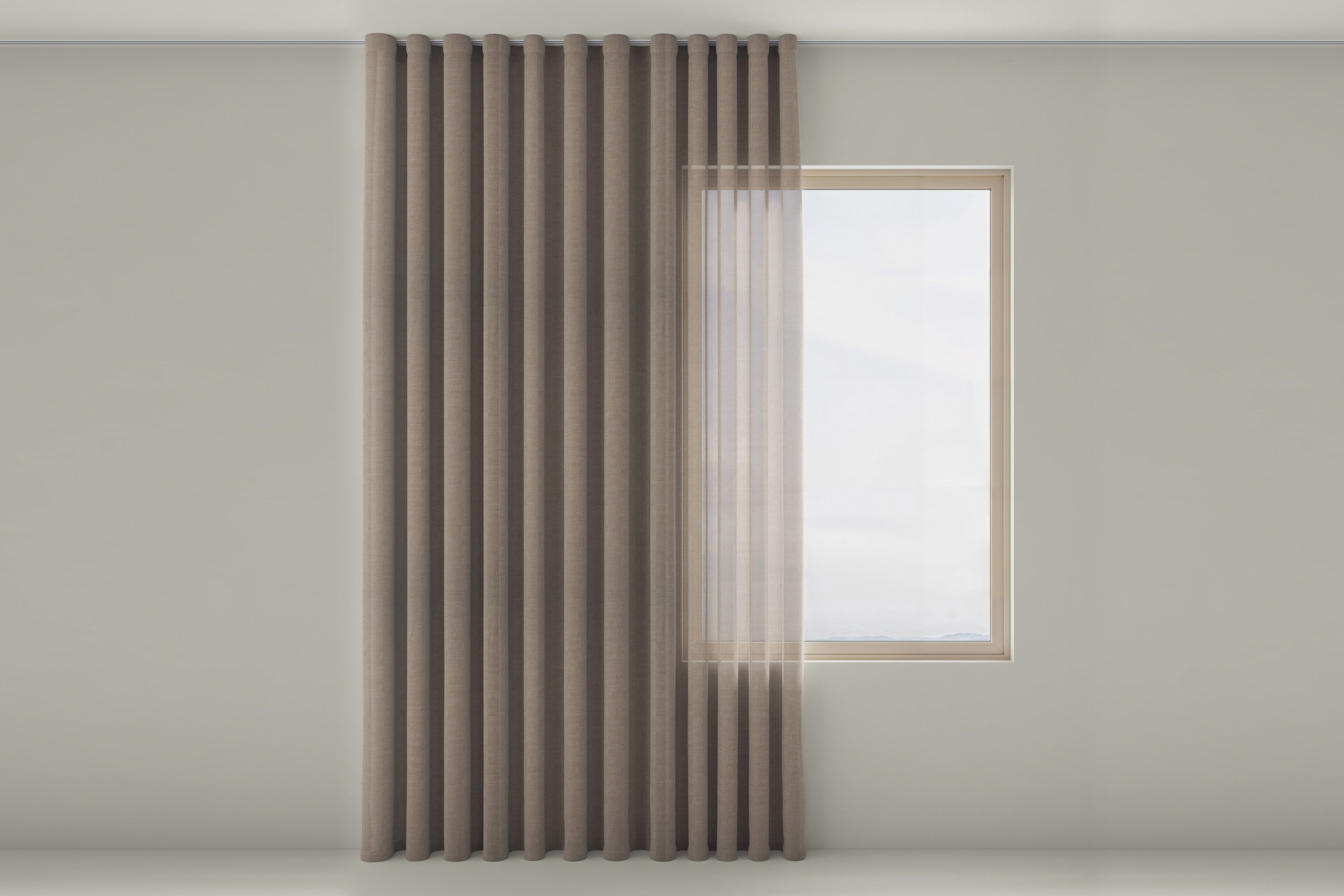 Peach Recycled Linen