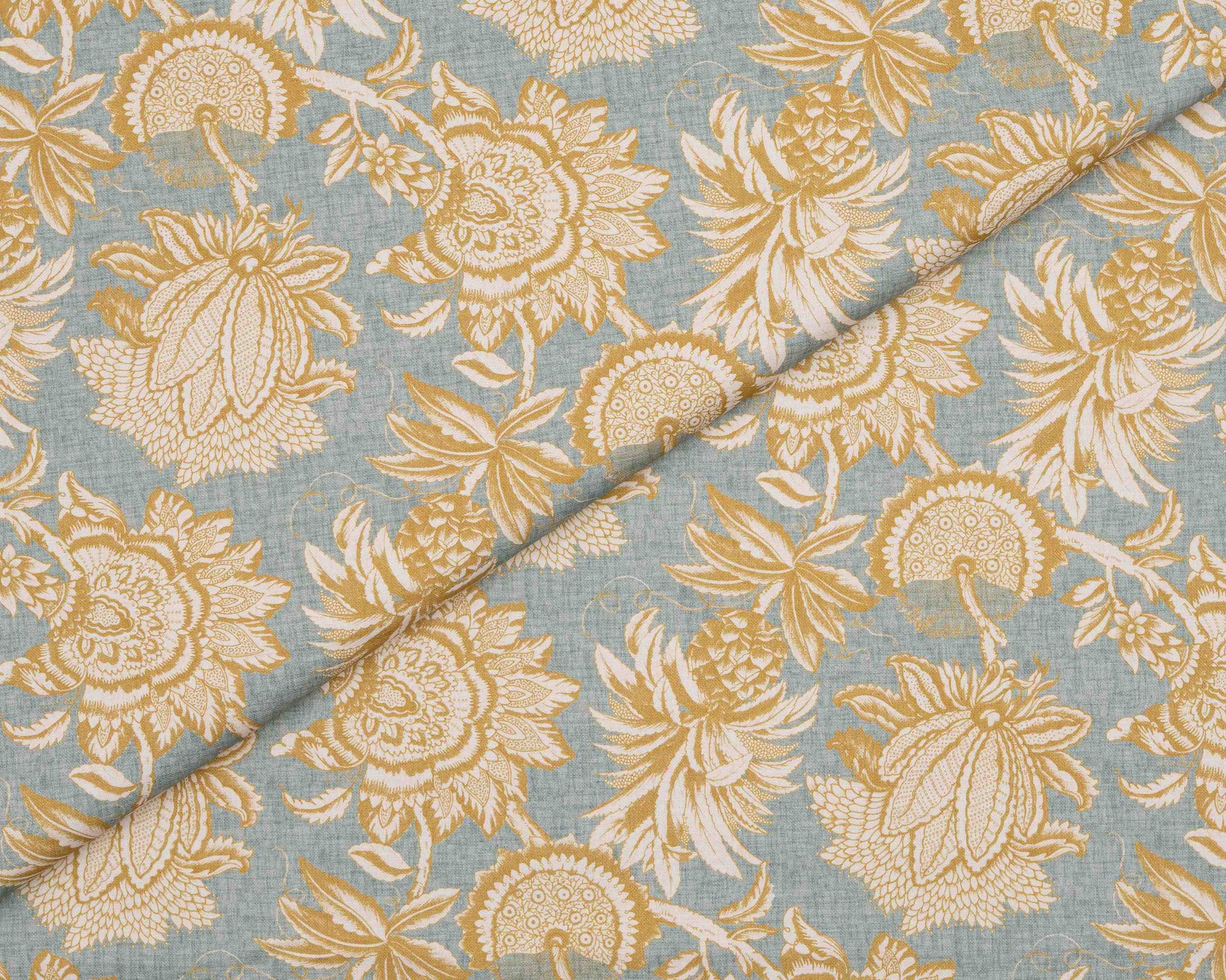 Alexandra Sky Blue and Gold