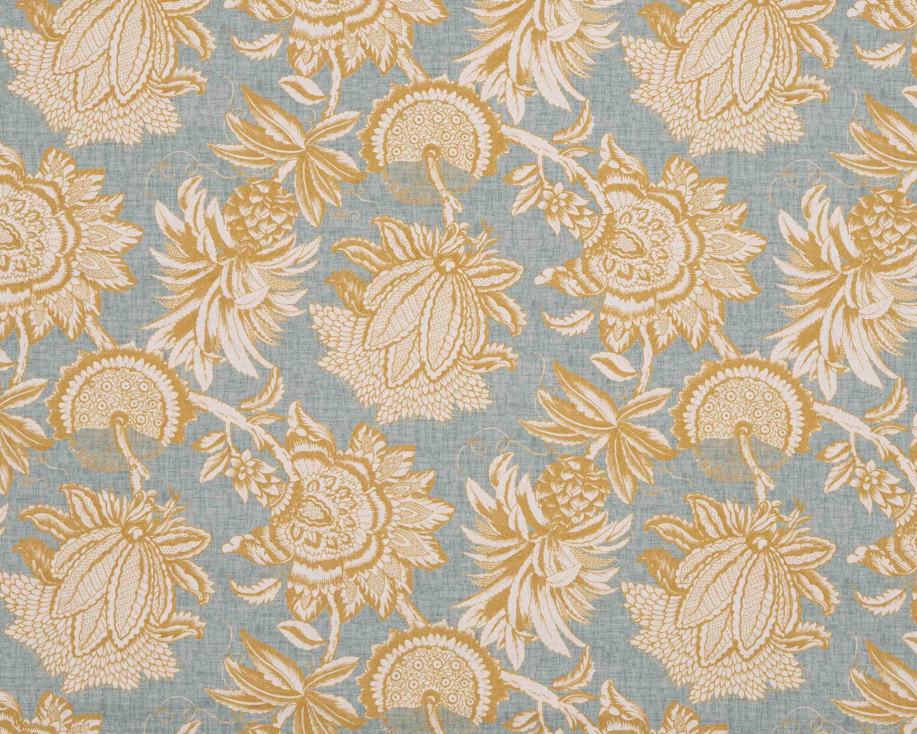 Alexandra Sky Blue and Gold