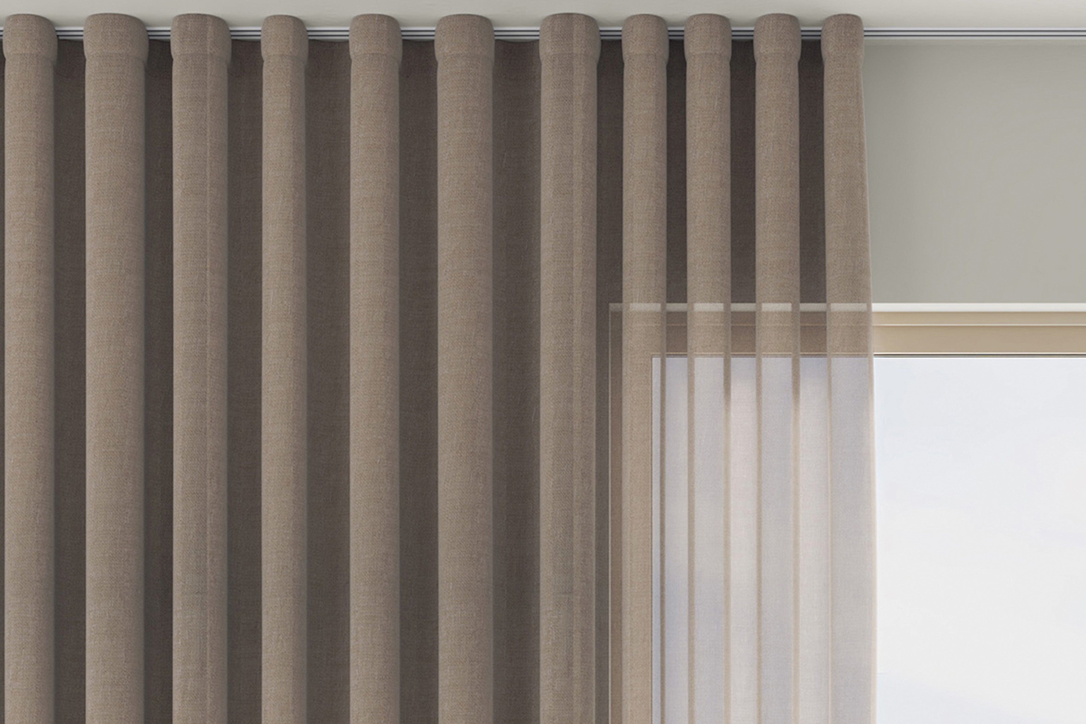 Peach Recycled Linen